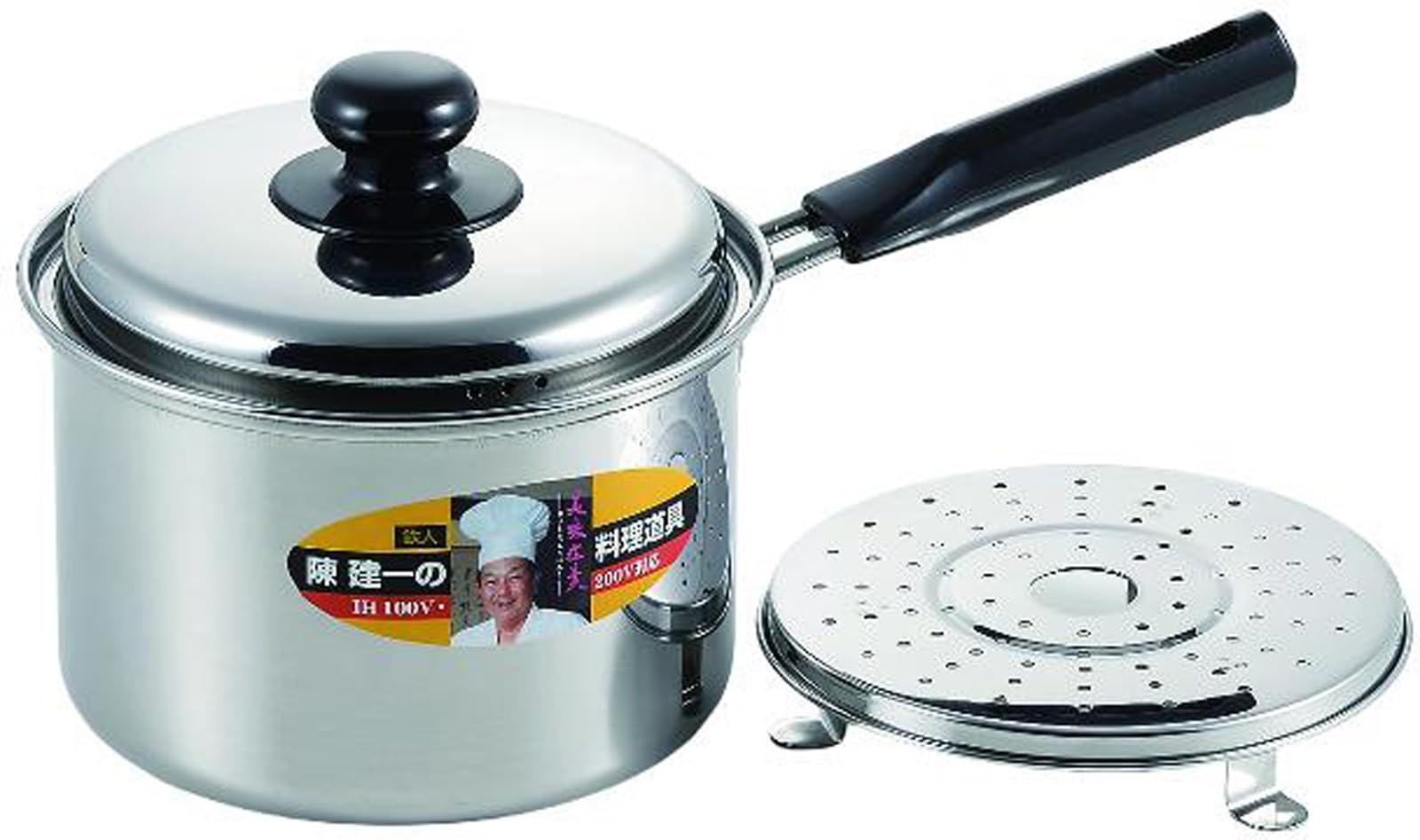 

Chen Kenichi IH200V Compatible with One-Handed Pot, 16cm, Strainer, CK-069R