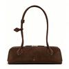 Sac d'épaule en cuir sous le bras style sac à saucisse pour femme sac de travail pour les trajets sac baguette