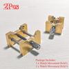 2Pcs Brass Watch Movement Holder Fixed Base Multi Function for Watchmaker Watch Clamp Watches Repair Tools