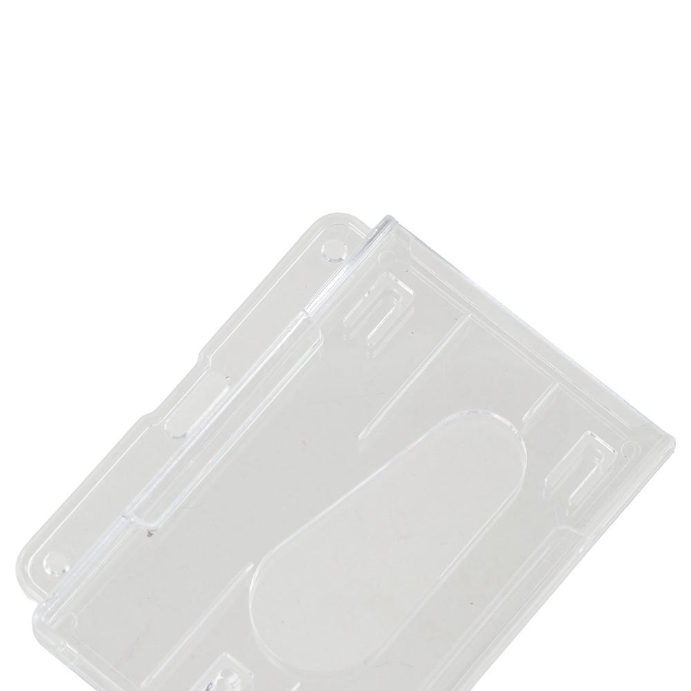 Transparent Transparent Card Holder Card Sleeve Plastic Protector Cover Work Card Holder School