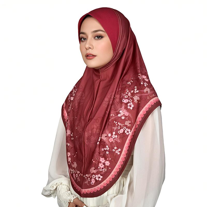 1PC Machine Washable Snap Closure Traditional Islamic Attire Elegant Hijab Gorgeous Muslim Headscarf Ideal Gift Multi-Color