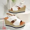 Fashion 2025 Summer Women Shoes Back Strap Chunky Platform Sandals Women Peep Toe Wedge High Heels Sandles Woman Chunky Heeled Sandalias