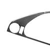 2Pcs For BMW 5 Series E39 M5 Carbon Fiber Interior Speedometer Cover Trim 98-03