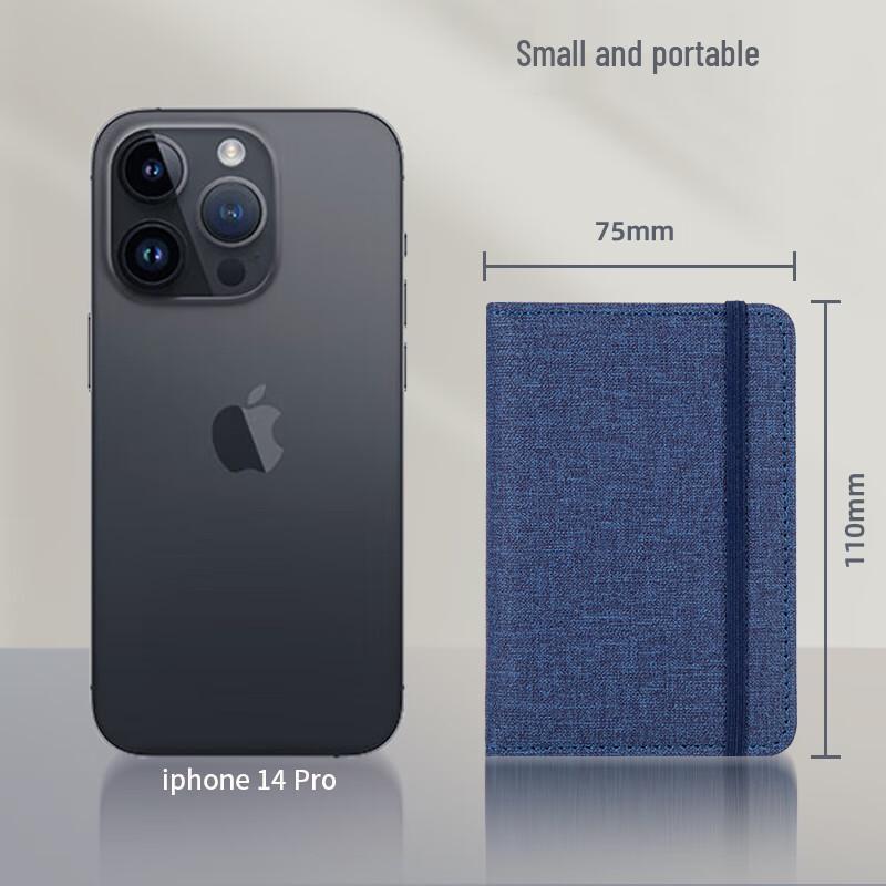 Deli A7 96-Sheet Mini Portable Pocket Notebook