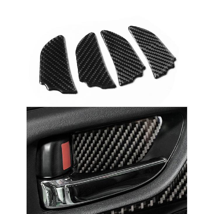 Car Carbon Fiber Central Console A/C Switch Panel Rear Dashboard Side Air Vent Outlet Cov For Subaru Forester 2013-2018