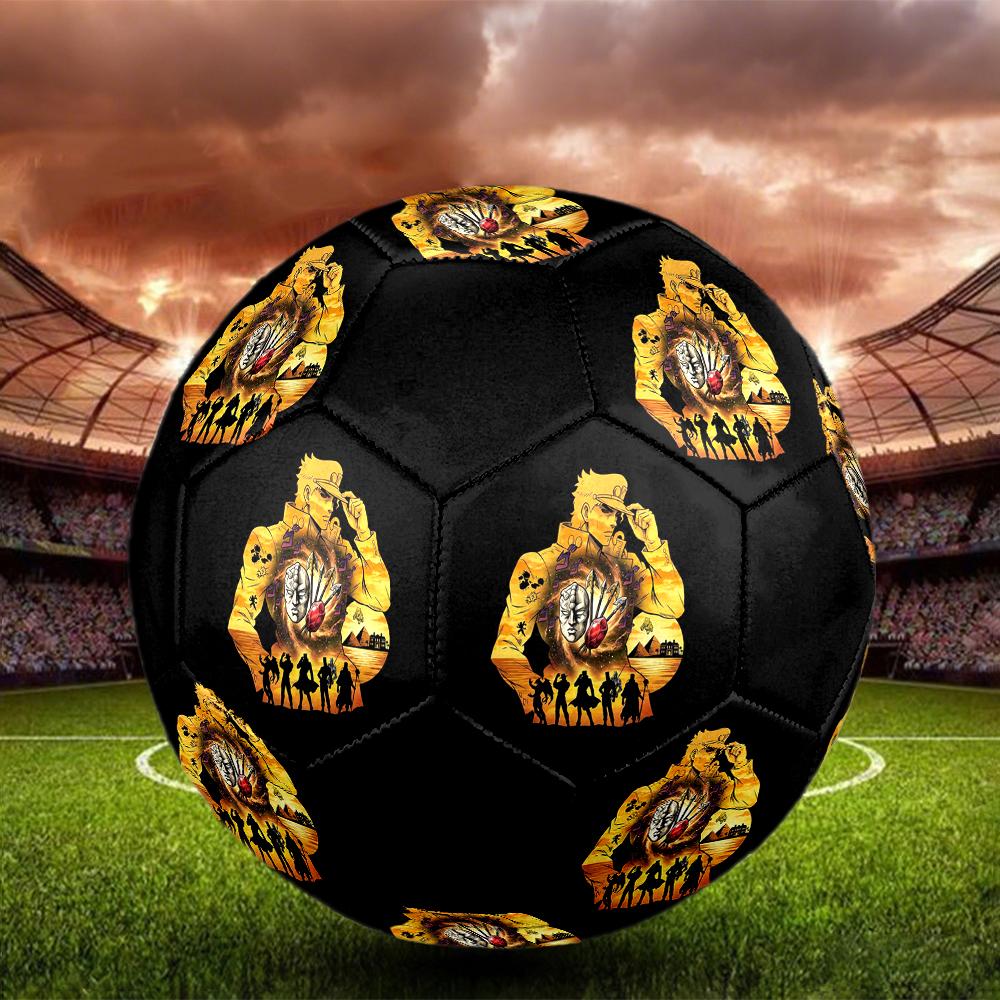1pc JoJos Bizarre Adventure Football Soccer Ball Size 5 Indoor Soccer Ball Fashion Colorful  Backyard Game -Great For Sports Fans Gift HE7