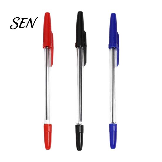 Professional Finance Room Pens 10PCS Ballpoint Pens, 1.0mm Conical Tip Anti Leakage Gel Durable Plastic Comfortable Grip Smooth Writing Pen for Office