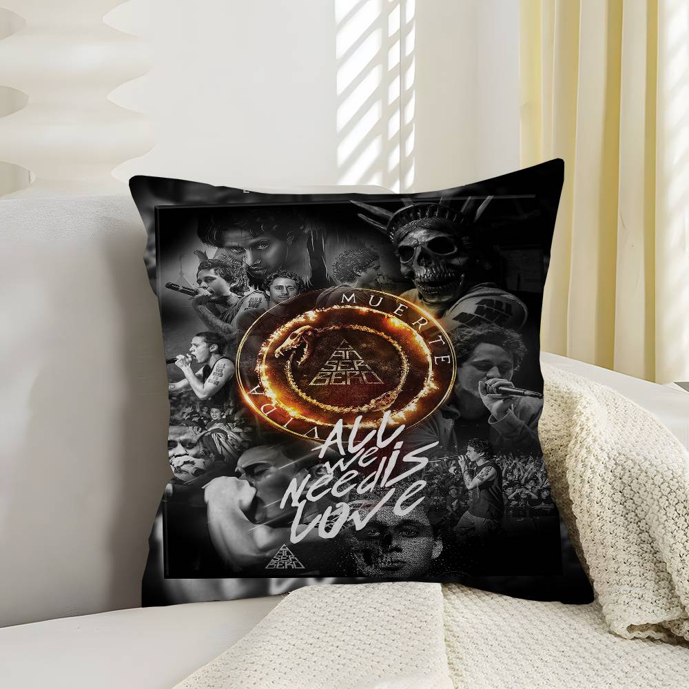

Canserbero Pop Music Singer Star pillow cover sofa cushion cover home room decoration children gift 30x30 cm