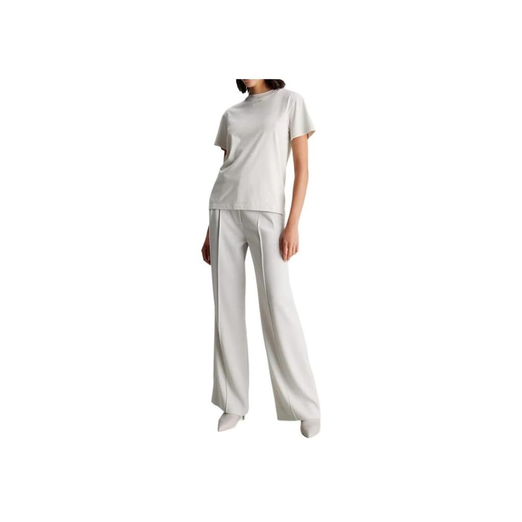 Calvin Klein Relaxed Micro Logo T-Shirt Women Tops White K20K206967-PP4