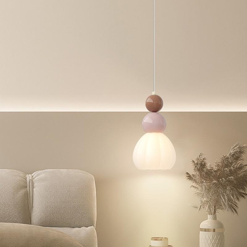 Italian Designer Simple Tanghulu Chandelier Nordic Originality Petal Home Decoration Bedroom Restaurant Coffee Shop Pendant Lamp