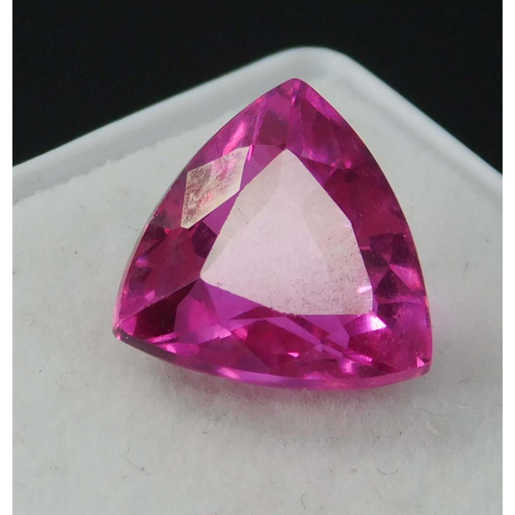 Authentic Natural Red Ruby Trillion Cut 10.20 Carat Loose Gemstone CERTIFIED A-1229