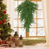 Upside Down Artificial Xmas Tree Faux Hanging Swag Ornament Decor Reusable Wall Lightweight for Home