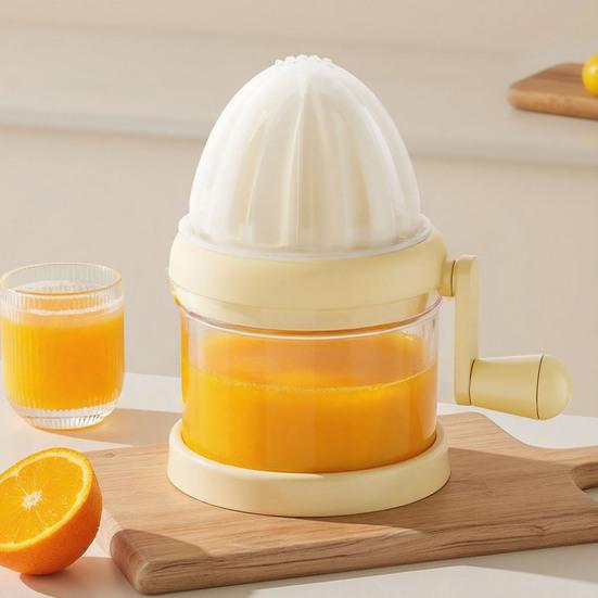 Lemon Squeezer Manual Orange Press Squeezer with Built-in Measuring Cup Multifunctional Citrus Fruit Hand Juicer for Lemons Limes