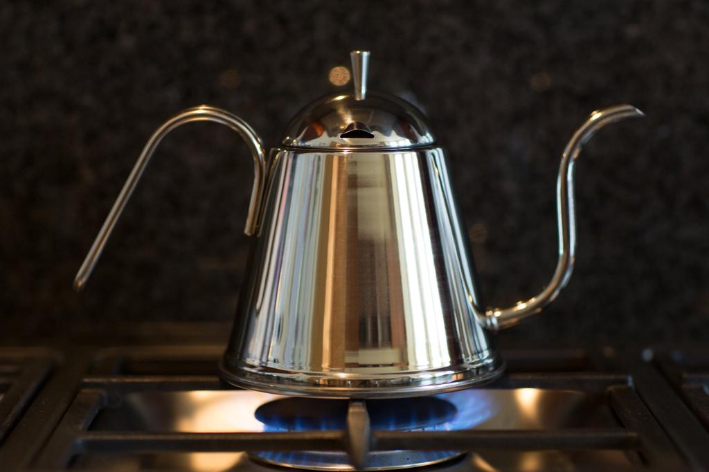 Yoshikawa Stainless Steel Drip Pot, 1.0L, Narrow Mouth, Induction and Direct Heat Compatible, Tsubame-Sanjo, Made In Japan, Fons SH8994