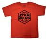 Star Wars Youth Boys First Order Logo Split Red Tee Shirt NWT S-XL