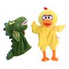 Toy for Children Stuffed Toys Dinosaur Bear Shark Stuffed Animals Hand Finger Puppet Plushed Doll Finger Puppet Animal Puppet