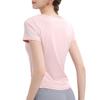 Neues plissiertes Yoga-Top Damen V-Ausschnitt Sport Fitness Kurzarm-T-Shirt Outdoor-Sport Laufen Schnelltrocknendes Kurzarmshirt