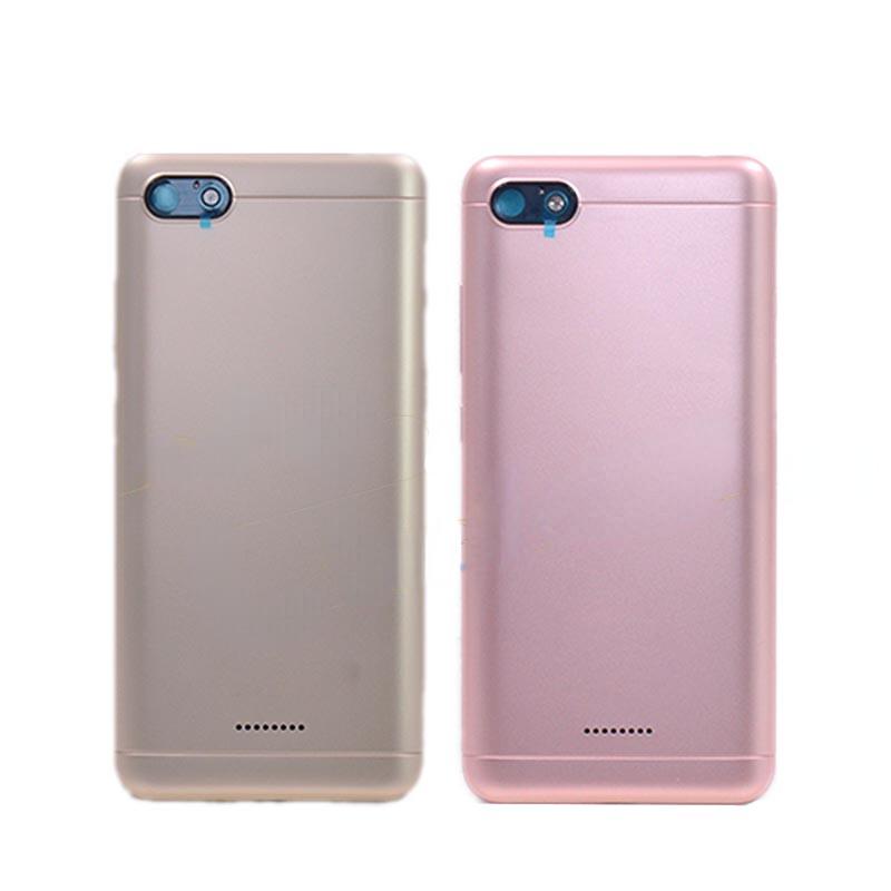 For Xiaomi Redmi 6A Back Battery  Rear Door Housing  Replacement with Power Volume Buttons Camera
