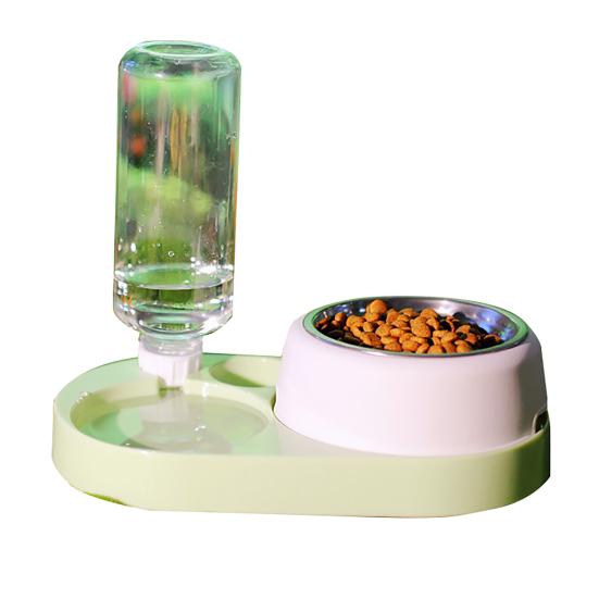 Stainless Steel Pet Food Bowl Large Capacity Easy To Clean Multi-Functional Feeding Drinking Cats Dogs Pet Feeding Station