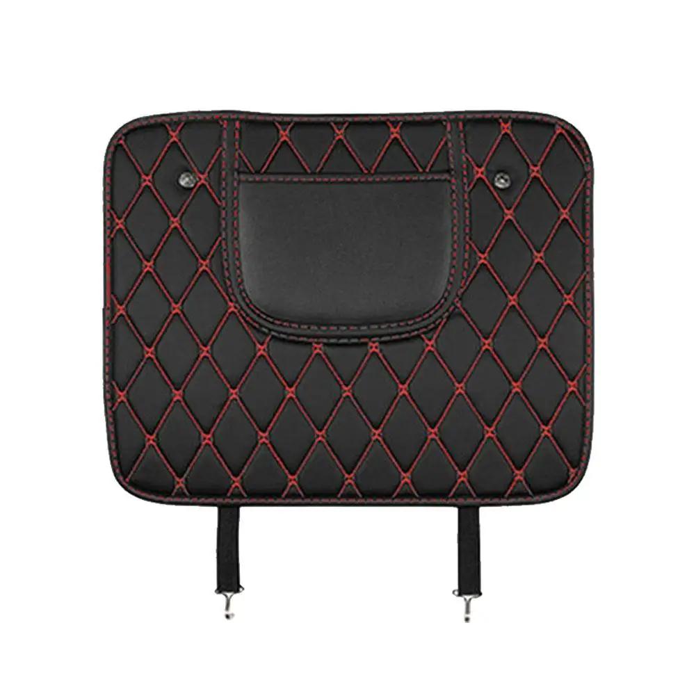 High Quality Car Seat Kid Protector PU Leather Car Seat Back Cover Protector for Kids Waterproof Seat Back Anti Kick Mat Pa T6V2