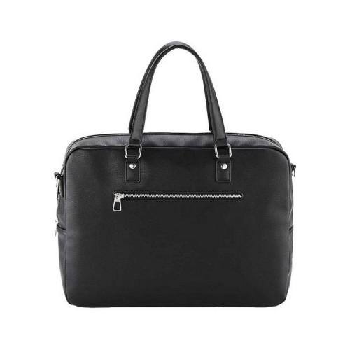 Quadra Tailored Luxe Leather-Look PU Briefcase