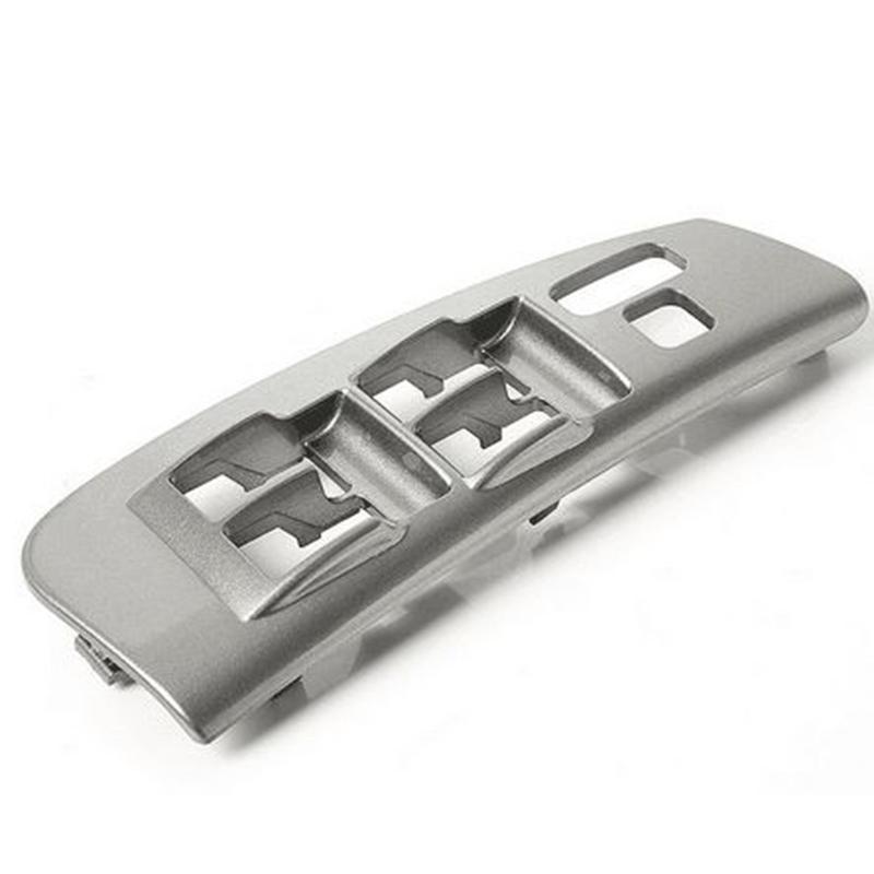 1pc Left Front Door Panel Window-Switch Bezel For Toyota For Matrix (Base, XR, XRS) 2003-2008 (only For Power-Window) Grey Parts