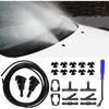 Front Windshield Washer Nozzles, Washer Nozzle Kit, 2PCS | Washer Spray Jet Kit Compatible with Most Vehicles, Replaces