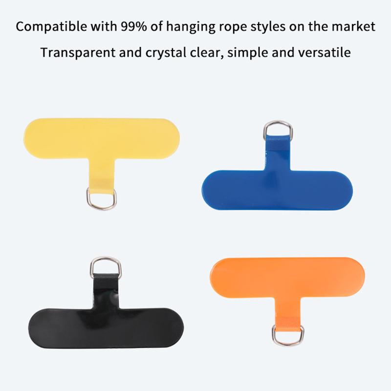 Universal Colorful Cartoon Phone Chain Pad Cellphone Lanyard Strap Mat Phone Hanging Patch For Iphone