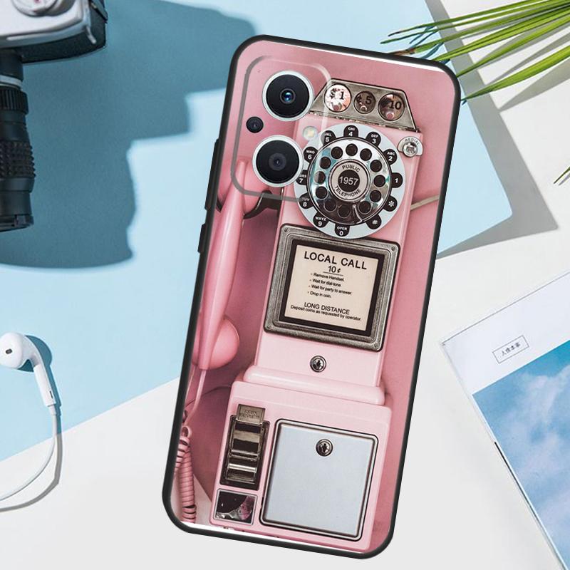 Retro Telephone Rotary Dial Cover For OPPO Reno 14 Pro 10 11 12 13 14F 13F 12F 11F 7 8 Lite OPPO Find X9 X6 X5 X8 Pro Case