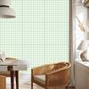Wallpaper Fabric Pattern White and Mint for Living Room and Bedroom 50x1000