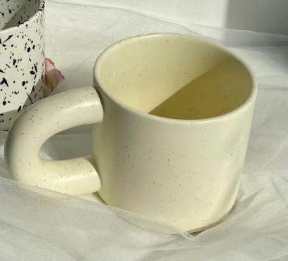 

Solid Color Ceramic Mug Coffee Cups Couple Water Cup Milk Tea Cups Afternoon Tea Cup Milk Mugs Coffee Mug Drinkware Tea Mugs 301-400ml жовтий