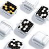 Clear Earphone Cases Cover Case For Airpods Pro3 3 4 Pro Pro2 1 2 Retro Honeycomb Net