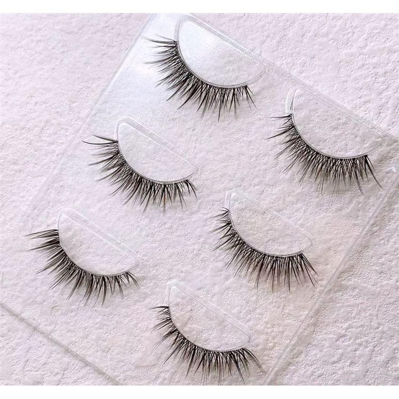 Mogugu - Set of 3 Pairs: Natural Wispy False Eyelashes