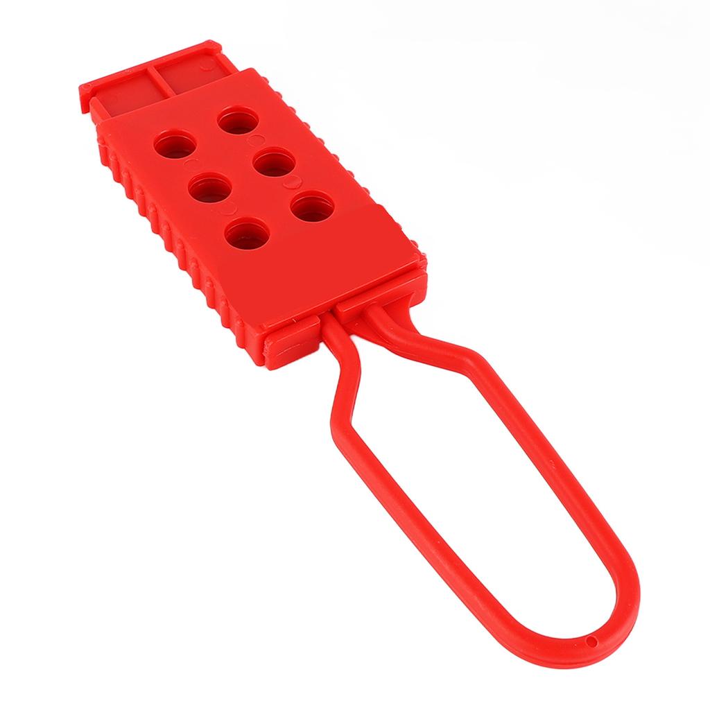 Hasp Lock 6 Holes Insulated Lockout Hasp Lightweight Portable Durable Buckle Lock