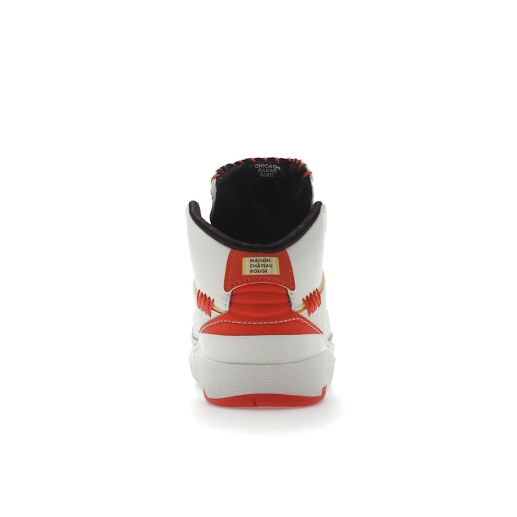 Maison Château Rouge X Air Jordan 2 TD United Youth International Baby Sneakers Cream Sail Citron-Pulse DO5274-180