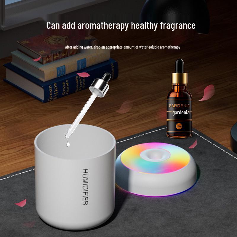 Compact USB Mini Humidifier for Home, Office, and Car - High Mist Output, Portable Design