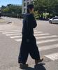 Dibellobeu Classic Embroidered Logo Wide Jogger Pants_Navy
