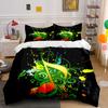Colorful Music-Themed Decor Set Multiple Sizes Kid'S And Adults' Bedroom Exquisite 3Pc Bedding Set, Gift
