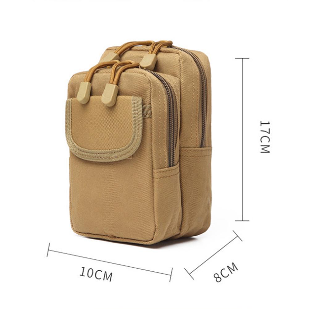 Outdoor  Sports  Waist  Bag Adventure Camouflage Small Waist Pouch 6-inch Mobile Phone Waist Bag