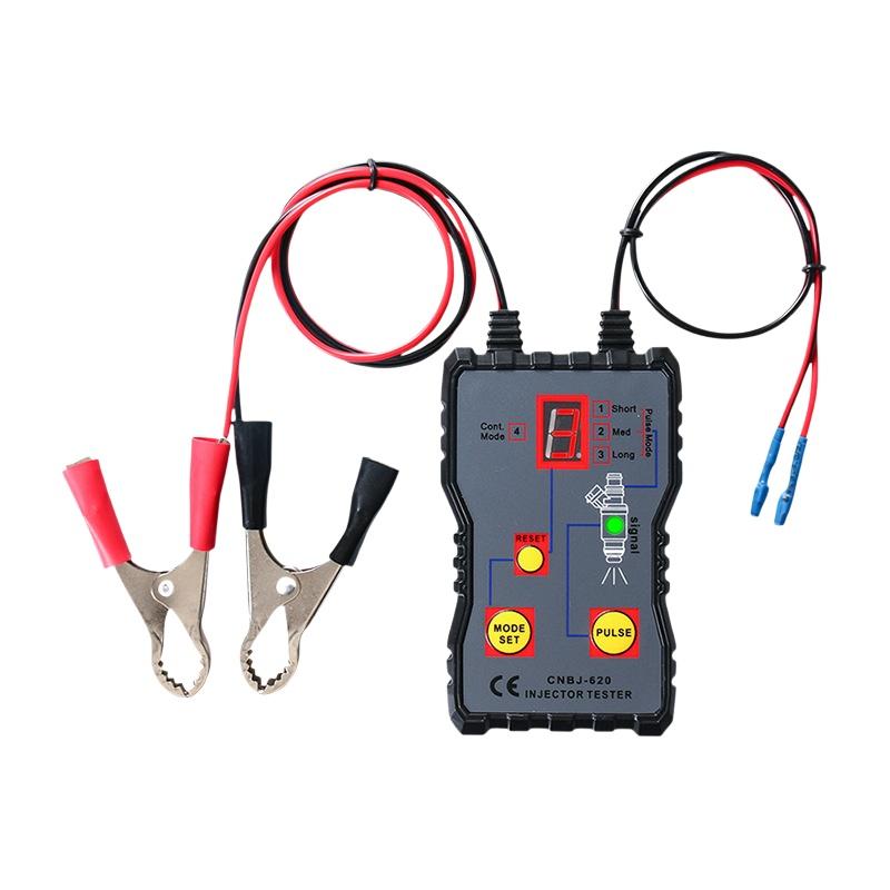Fuel System Scan Tool Automotive Cleaning Tool Kit Injector Flush Cleaner Car Fuel Injector Tester Portable 4 Pulse Mode