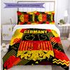 Germany Football Printed Bedding 3 Piece Set Cozy Breathable Bed Cover Set as Housewarming Holiday Gift