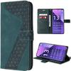Case - E.F.CONNECTION - For Xiaomi Redmi Note 13 Pro+ 5G - Synthetic Leather - Night Green - Stand Function