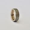 Swiss Franc Handmade Coin Reformed Ring Edelweiss Pattern Men's Ring Couple Friend Gift