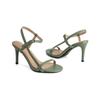 Women's High-heeled Sandals Spring and Summer New Simple and Versatile Stiletto Large-size Open-toed Sandals