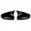 2pcs M4 Mirror Caps for VW Golf 7 7.5 MK7 7.5 Facelift TSI TDI GTI R GTD Base 2013- RearView Mirror Cover Case GlossTuning