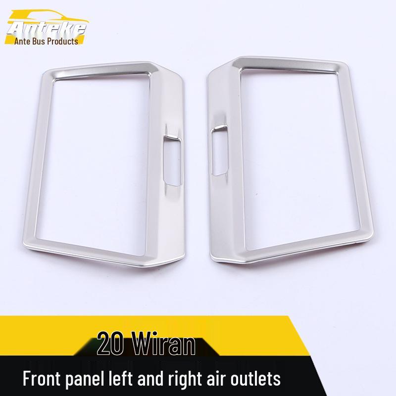 2020 Viloran Front Panel Air Outlet Bright Rings & Center Console A/C Stickers