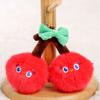Watermelon Eggplant Apple Garlic Carrot Plush Keychain For Girls Accessory Bag