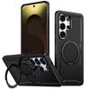 Samsung S26 Ultra Multifunctional Phone Case with Rotating Ring & Magnetic Stand - S25 Protective Cover
