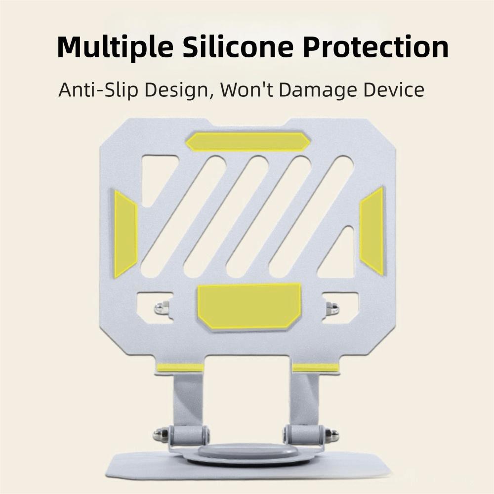 360° Rotating Laptop Stand Adjustment Desktop Holder Portable Metal Tablet Stand Video Viewing