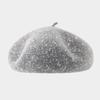 New Wool Women Winter Warm Beret Hat Korean Style Elastic British Knitted Beanie Hats Versatile Temperament Artist Painter Cap